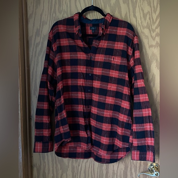 J. Crew flannel with elbow pads - Picture 2 of 6